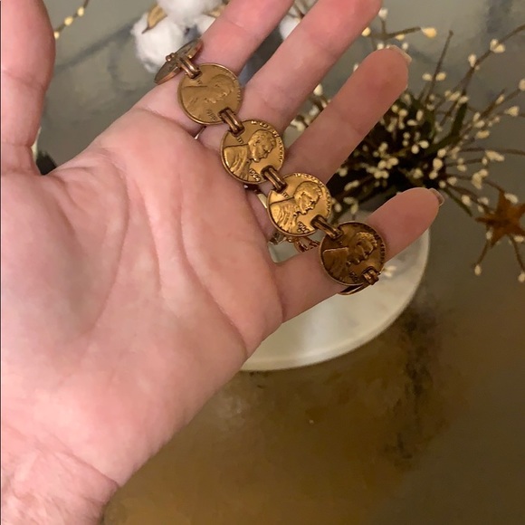 Copper penny bracelet - Picture 9 of 11